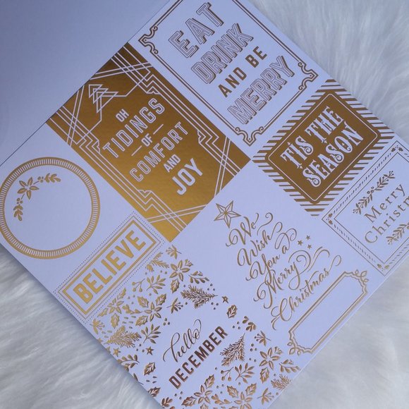 Holiday Glitz Paper Pad by Craft Smart 12x12 - Picture 3 of 9